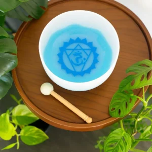 Crystal Infused Singing Bowl – 8 Inch | G Note