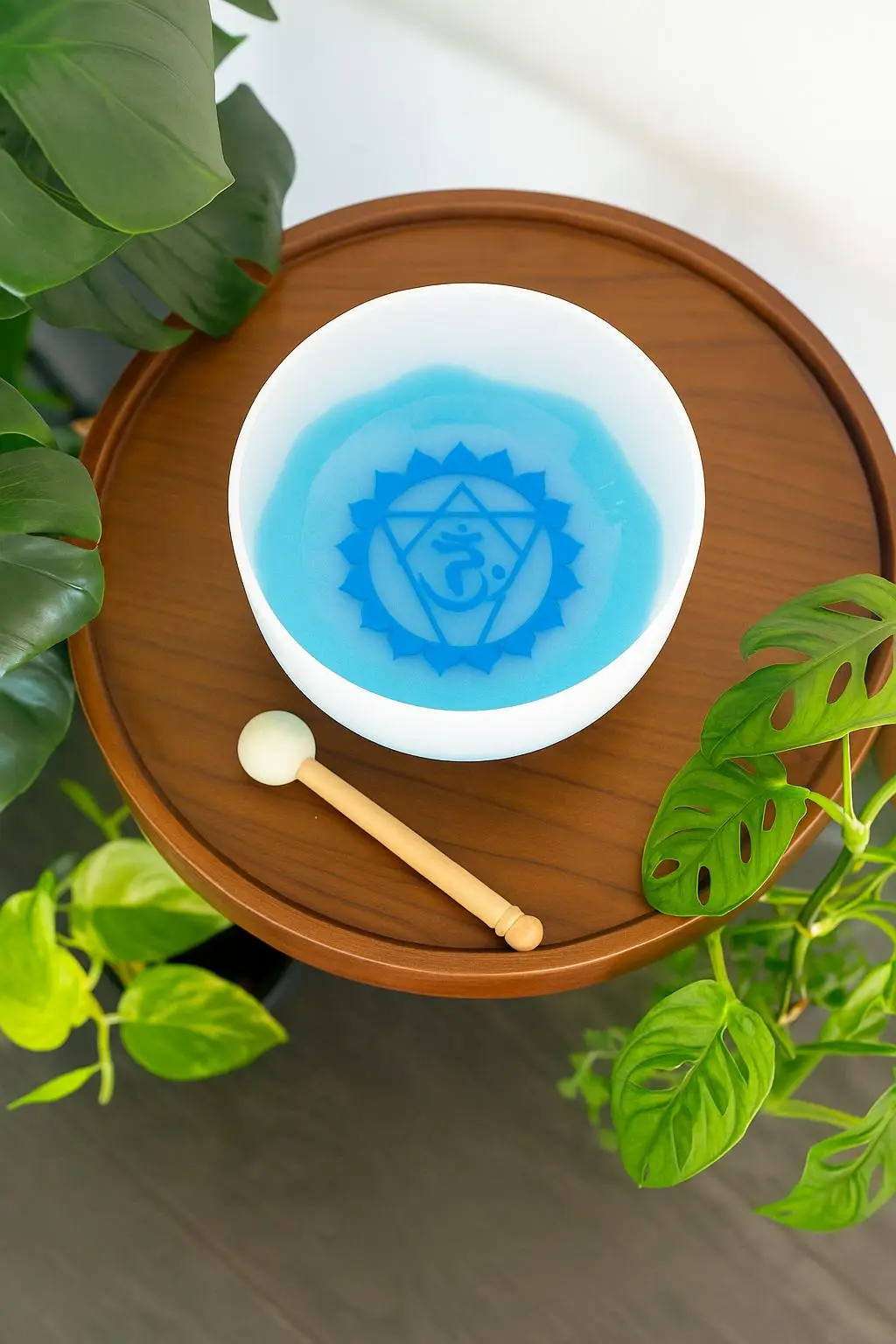 Crystal Infused Singing Bowl – 8 Inch | G Note