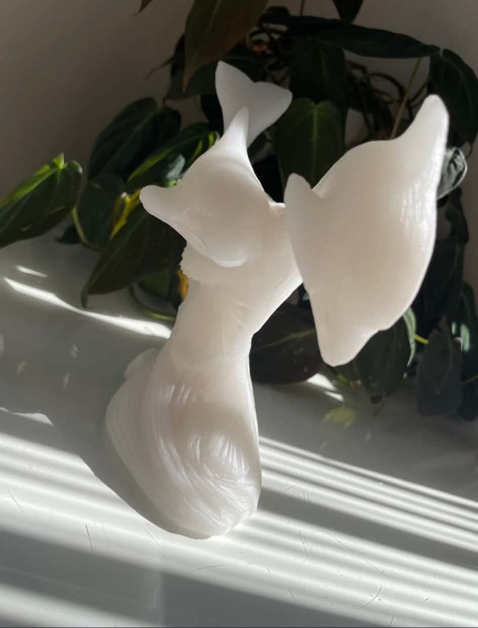 White Jade Dolphin Carving - Image 3
