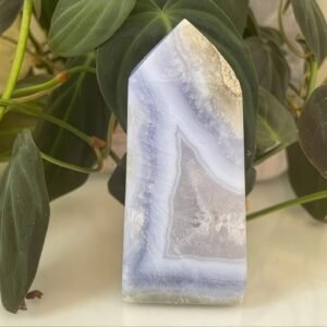 Blue Lace Agate Tower